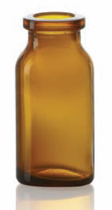 20 ml injectieflacon, amber, type 1 geblazen glas