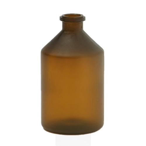 100 ml amber flacon PP Ø 20 mm felskraag